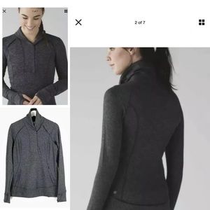 Lululemon Think Fast Pullover herringbone jacket
